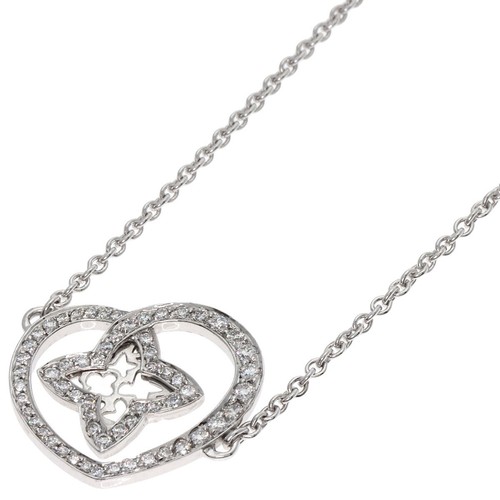 LOUIS VUITTON Bracelet Cool Heart Diamond Bracelet K18 White Gold - Picture 2 of 6