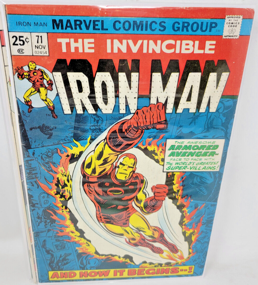 IRON MAN #71 1974 Marvel 6.5 GENE COLAN COVER ART | eBay
