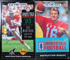 Joe Montana II Sports Talk Football &amp; STF 93 | Sega Genesis | Manuals Only