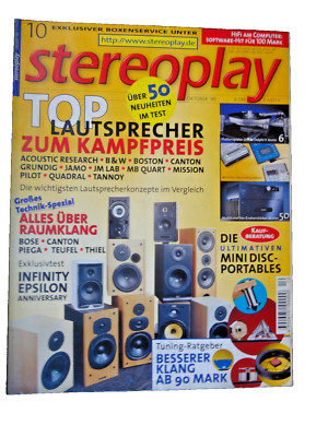 STEREOPLAY 10/99 THIEL SCS 3,MONDIAL ACURUS ACT3 A125X5,QUADRAL ARGENT 20