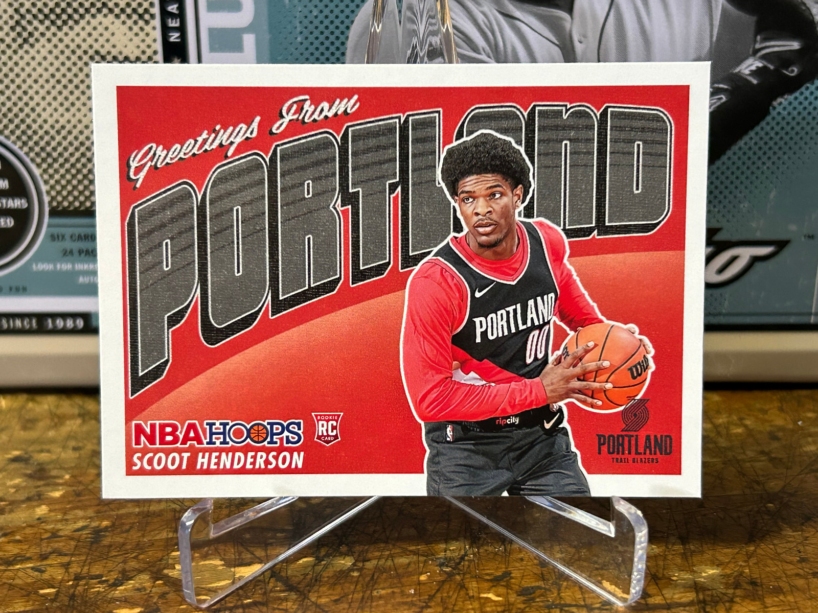 2023-24 NBA Hoops Rookie Greetings #3 Scoot Henderson