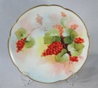 HAND-PAINTED PICKARD REURY SIGNED ARTISE CURRANT BERRIES PLATE