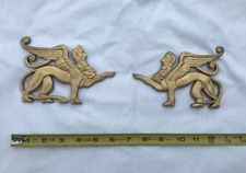 acient Roman Greek Griffen Griffin decoration helmet breastplate armor cold cast