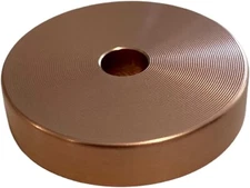 45 RPM Adapter CNC Aluminum 7 inch Vinyl Record (Rose Pink)