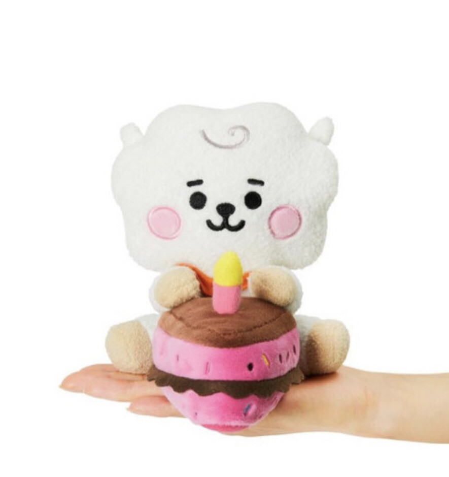 bt21 lighting cake doll