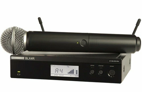 Shure BLX24R/SM58 Sistema Microfonico Portatile Wireless - Banda L19 Nuovo 542-572 - Foto 9 di 9