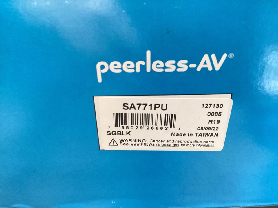 Peerless SmartMount Articulating Wall Mount for 46"-90" Displays - Black - Image 3 of 3