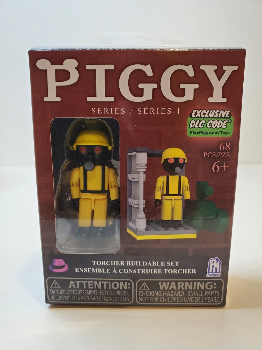 PIGGY Roblox Series 1 Torcher Buildable Set W/Exclusive DLC Code