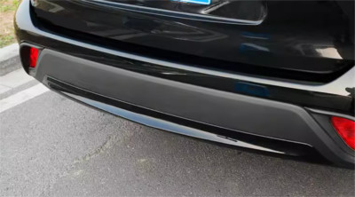 Black Rear Bumper Lower Molding Lid Cover Trim For 2020-2025 Toyota Highlander