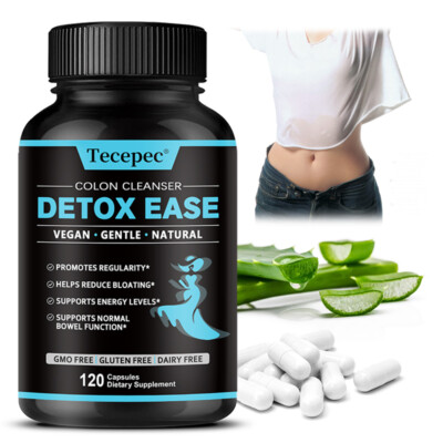 Bowel Cleanser and Detox, Relief of bloating, Intestinal health, 120 capsules