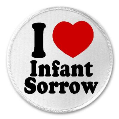 I Love Infant Sorrow - 3'' Sew/Iron On Patch Russell Brand Fan Movie