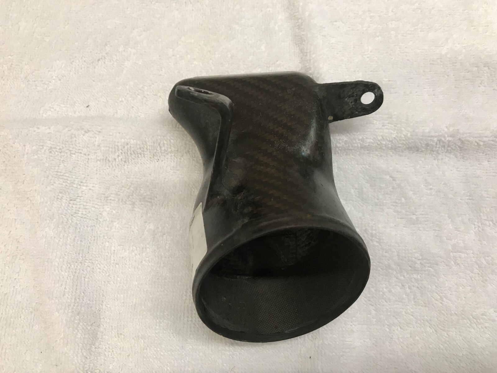 LAMBORGHINI MURCIELAGO LP640 FRONT RIGHT CARBON BRAKE AIR DUCT OEM 410615448