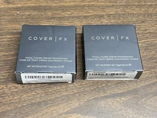 2 PACK COVER FX TOTAL COVER CREAM FOUNDATION COMPACT 0.42oz/12g - G110 - NIB