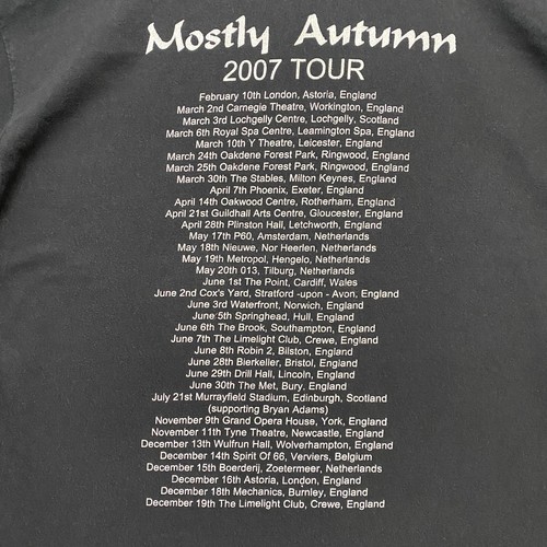 Mostly Autumn Band T-Shirt Unisex XL Star World Tag Heart full of Sky Tour 2007 - Bild 9 von 10