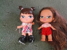 BRATZ BABYZ PUPPEN! 5" CUTIES ECHTHAAR & 1 MIT ZÖPFEN ANGEZOGEN! bratz outfits