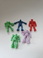 Lot 5 Battle Space Robots Mini Loose 1.5" Figures Rhode Island Novelty