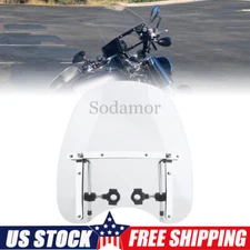 17"×15" Clear Windshield Windscreen For BMW R nine T R nineT Scrambler 2017-2024