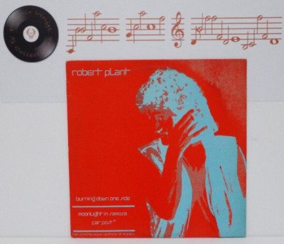 Robert Plant Burning Down One Side 12  Single - EX