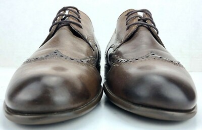 John Varvatos Star USA Luxe Oxford Dress Shoes Wingtip Brown  display picture 1