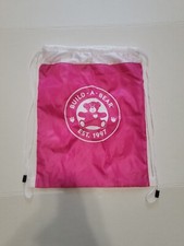 Build-A-Bear Fuchsia Draw-String Reuse Bag pink tote