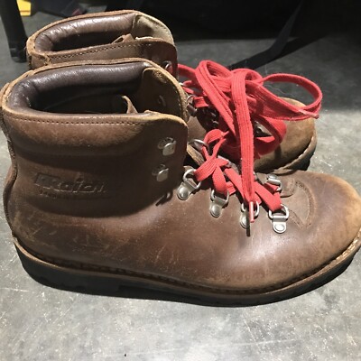 Raichle Mountaineering Hiking Leather Suede Boots 