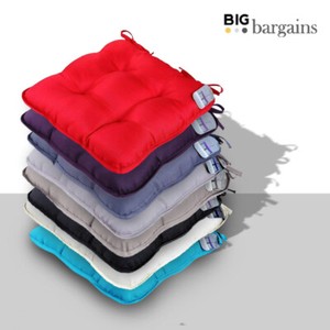 Luxury Tie On Outdoor Seat Chair Cushion Pads Outdoor Garden Removable Thick Ebay