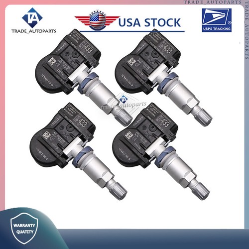 For 2015-2020 Tesla Model S X 433MHz Tire Pressure Sensor TPMS Kit 4x 107481200B - Picture 10 of 12