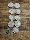 Roosevelt Silver Dimes Lot of 8 Circulated 10C 1946-1960 US Coins