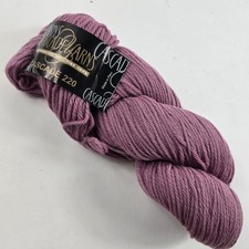 Hank Cascade 220 Yarn Peruvian Highland Wool Worsted Dusty Rose 220 Yd Y15