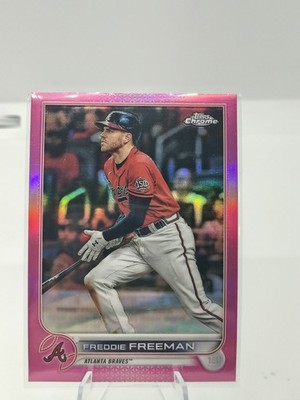Freddie Freeman 2022 Topps Chrome Pink Refractor #14