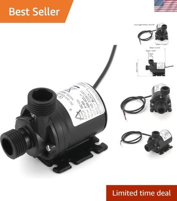 Efficient 800 L/H DC 12V Brushless Pump for Solar & Water Circulation Systems