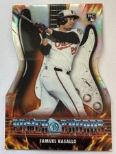 2026 Bowman Chrome Power Chords RARE DIE-CUT INSERT PC-25 Samuel Basallo, Baltim