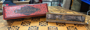 Lovely Vintage Hohner Super Chromonica in The Key of G with Case SU846