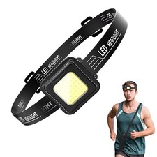 LED Headlamp USB Rechargeable Headlight Torch Work Light Bar Head Band Lamps