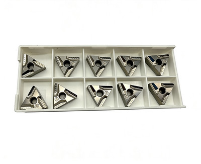 10PCS TNMG160408R-VF Cermet Inserts for CNC Lathe External Turning