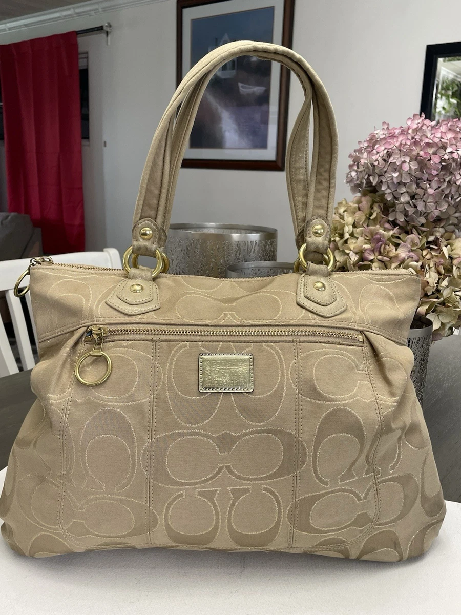 Coach Gold Poppy Handbag for sale | eBay
