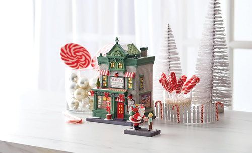 Christmas in the City Village Accessories Sharing the Sweetness Santa Figurine- - Picture 7 of 12