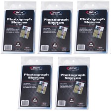 500 BCW 4x6 Inch Premium Soft Sleeves Photo Postcard Acid Free Clear Poly 2 mil