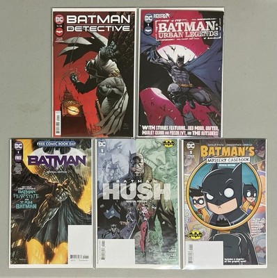  DCU Comic Keys Batman #1 s Lot: Detective Urban Legend Hush  NM+(9.4-9.8) 