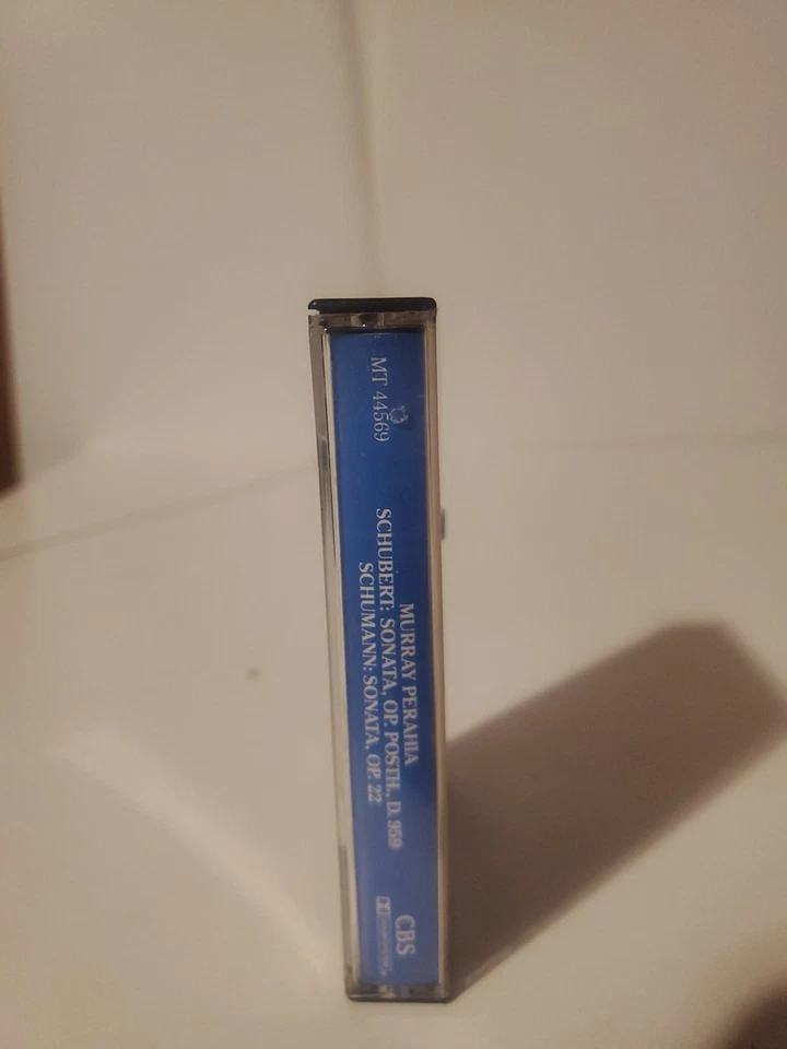MURRAY PERAHIA, ROBERT SCHUMANN, FRANZ SCHUBERT-MURRAY PERAHIA CASSETTE SEALED Foto 2 de 4
