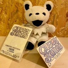 Grateful Dead Casey Jones Bear Plush Limited Edition 25000 Serial Card