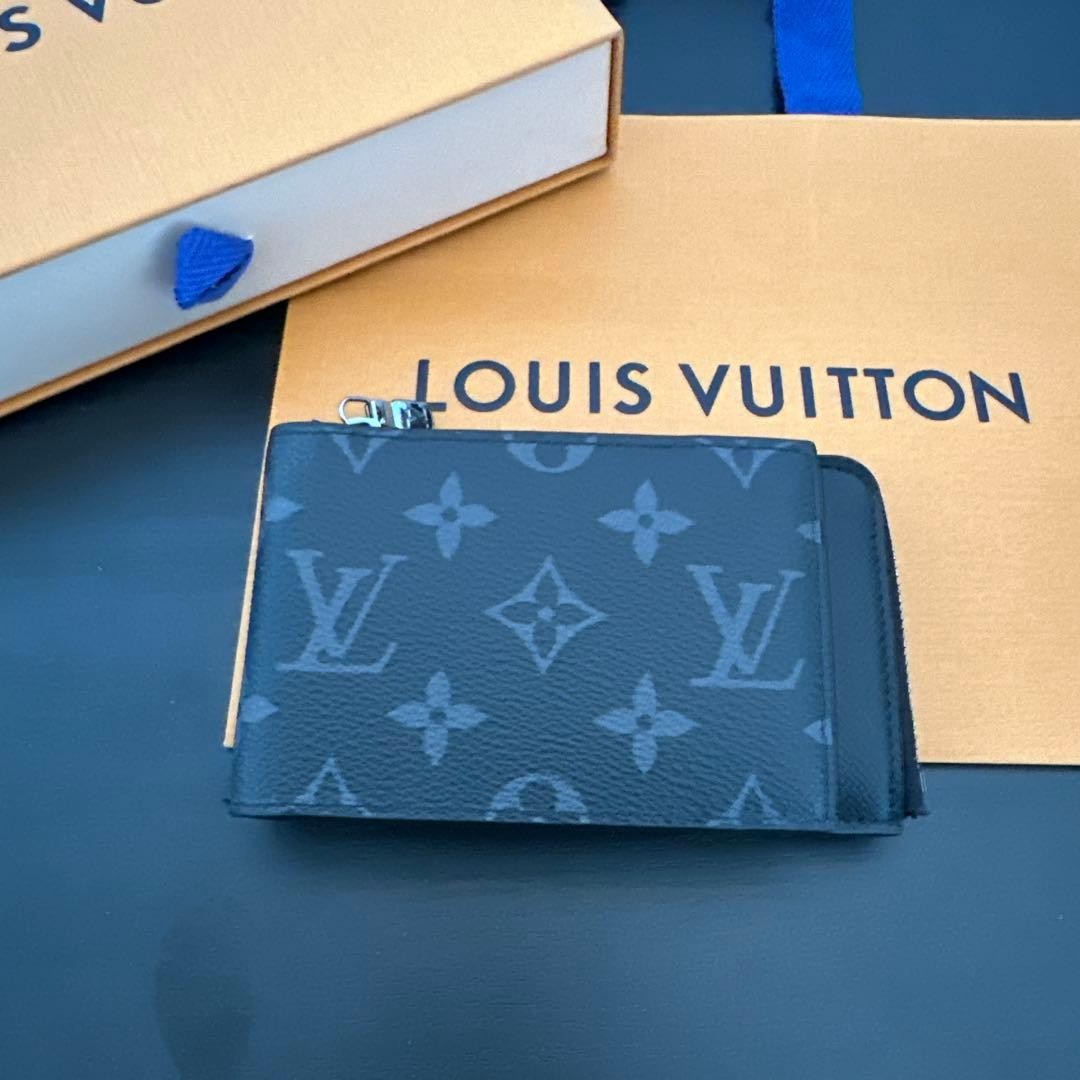 Louis Vuitton Compact Monogram Eclipse Hybrid Wal… - image 1