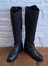 Ariat Bromont Waterproof Tall Riding Boots Size UK 4.5  Height Med Calf Reg VGC