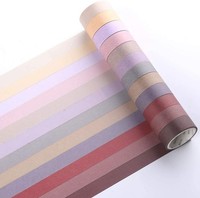 Washi Tape Set 15Mm Rot, Dekoratives Klebeband FüR Diy, Journal, Scrapbooking