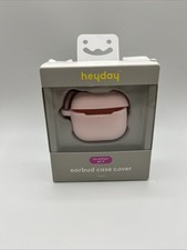 heyday Apple AirPods 4th generation Silicone Case with Clip Pink