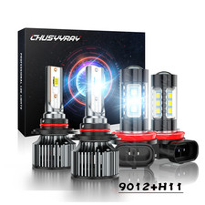 For 2014-2015 Dodge durango 4PC 6500K LED Hea...
