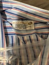 Vintage 70s Dress Shirt Size 16 short sleeve still in package