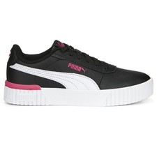 PUMA Carina 2.0 Lace Up Youth Girls Black Sneakers Casual Shoes 38618508