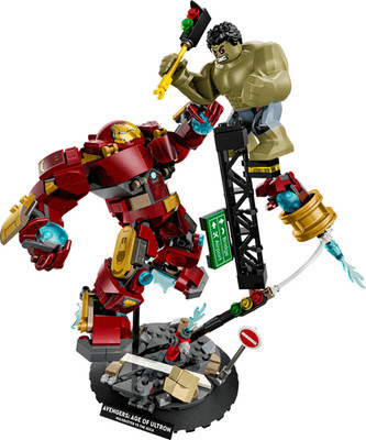 LEGO Marvel Epic Battle Hulkbuster vs. The Hulk 76343 Building Set 413 Pieces