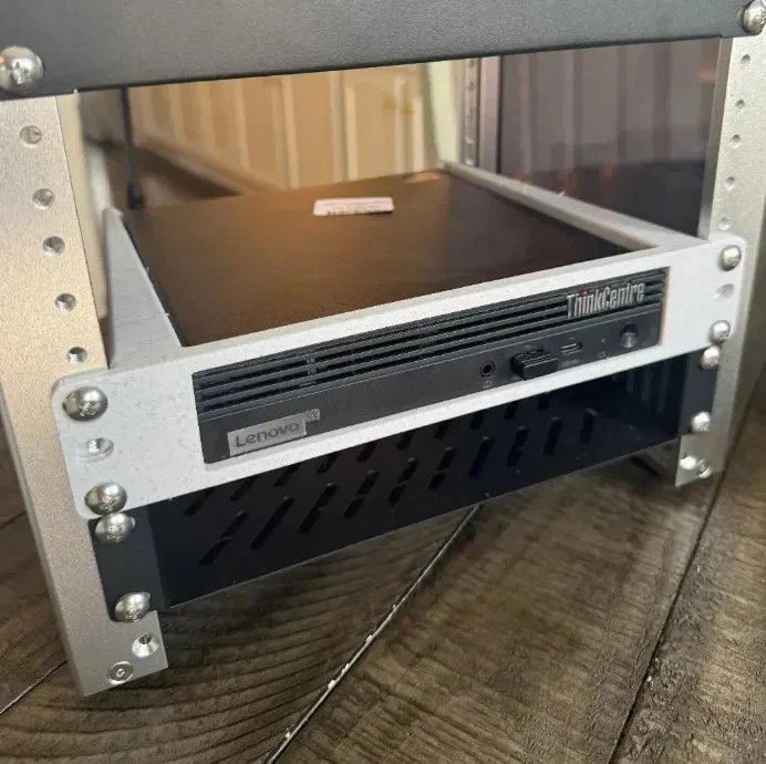 10" Rack Mount for Lenovo ThinkCentre Tiny Series | M720Q, M715Q, M920Q, + more - Image 4 of 4